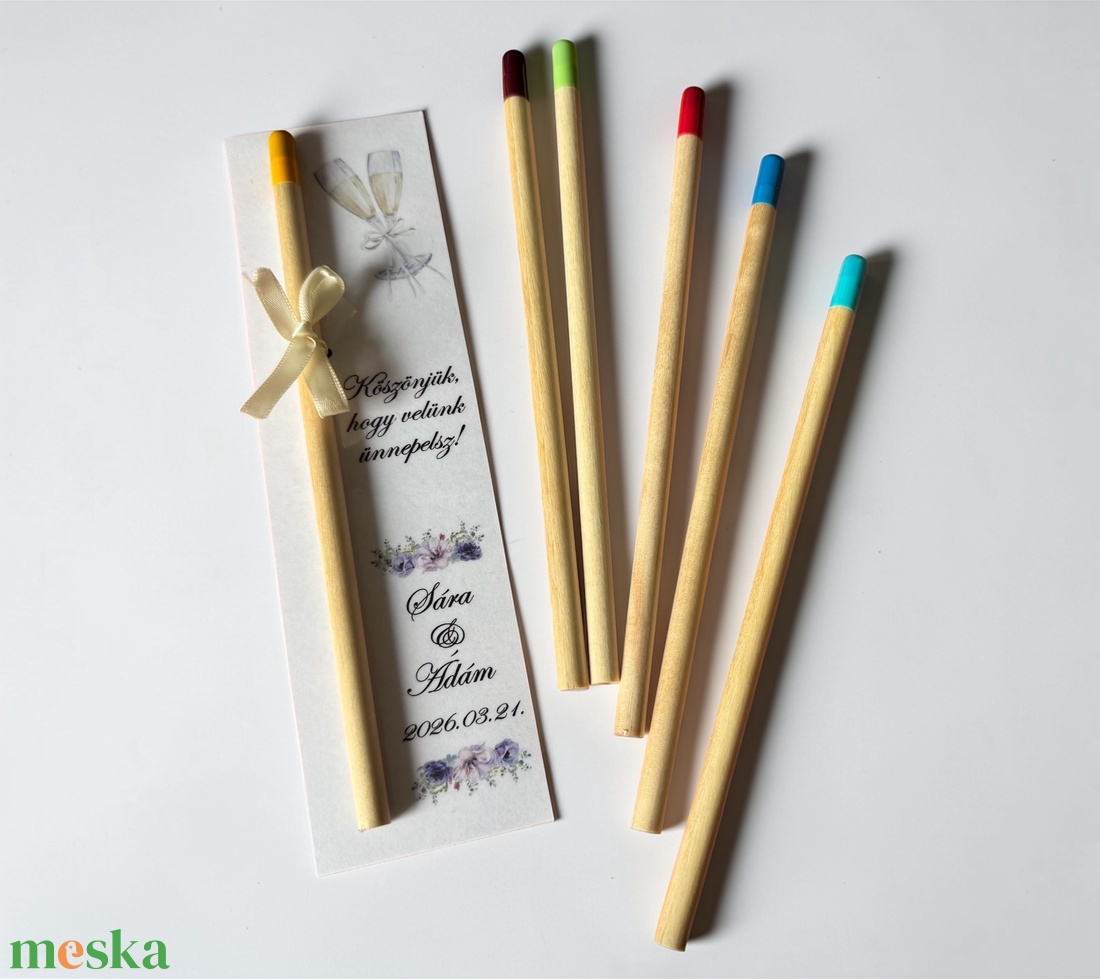 Ültethető ceruza köszönőajándék - esküvő - emlék & ajándék - köszönőajándék - Meska.hu