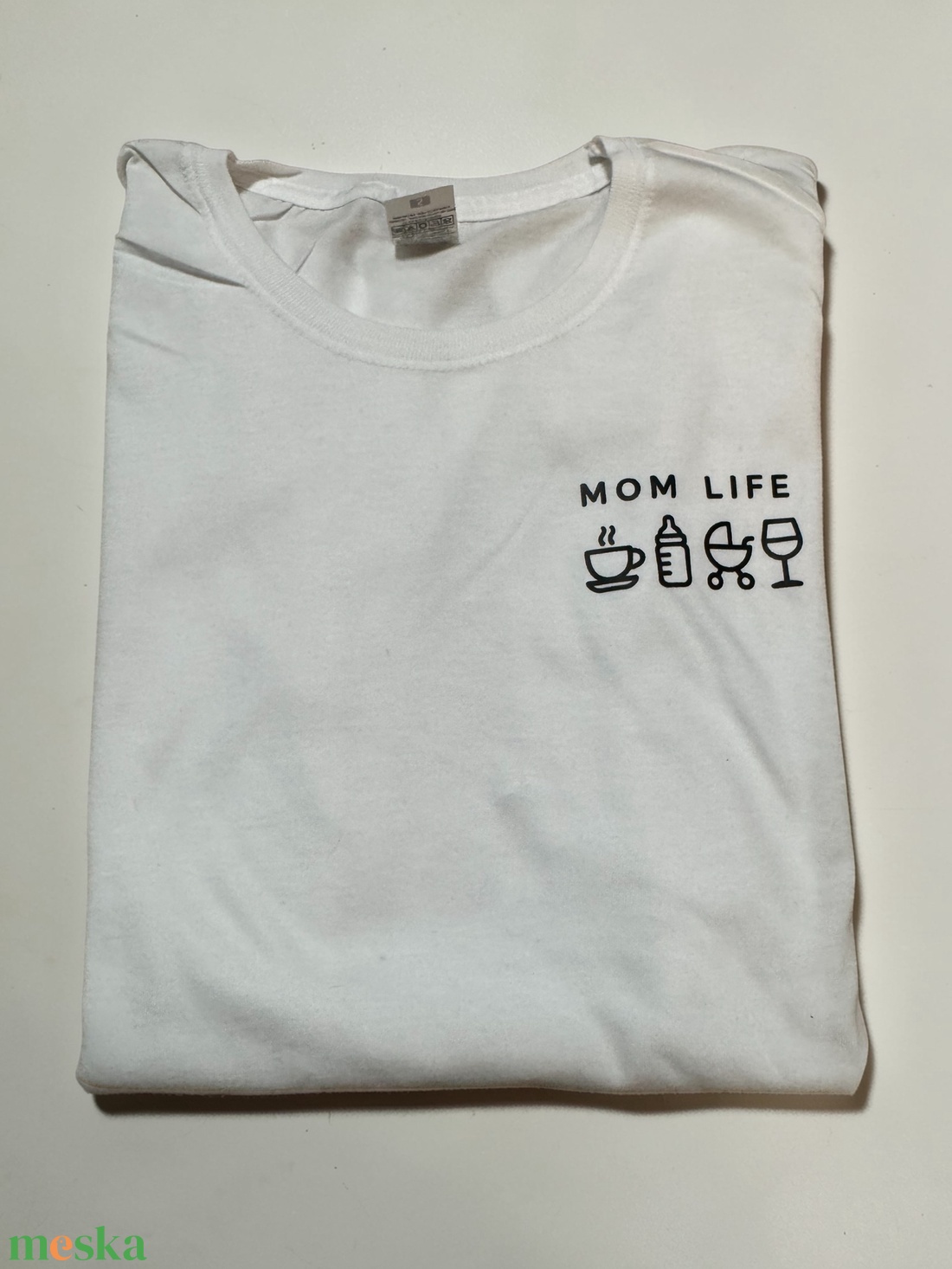 Mom life póló - Anyukáknak - ruha & divat - női ruha - póló, felső - Meska.hu