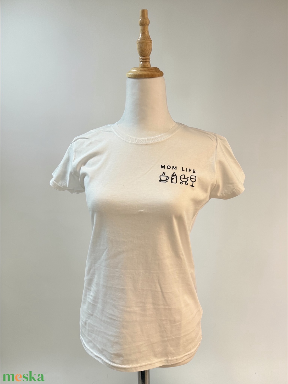 Mom life póló - Anyukáknak - ruha & divat - női ruha - póló, felső - Meska.hu
