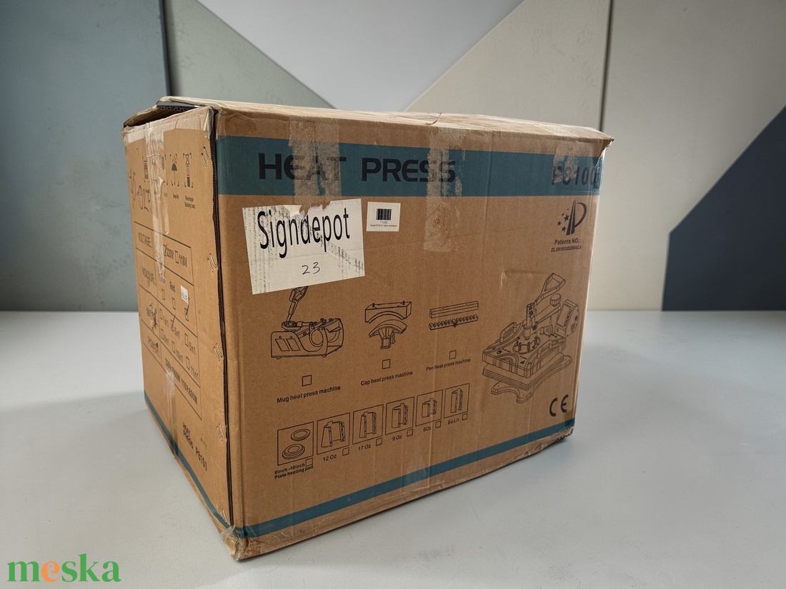 Freesub multifunkciós hőprés, bögrepréssel - kellékek & szerszámok - vegyes alapanyag - egyéb alapanyag - Meska.hu