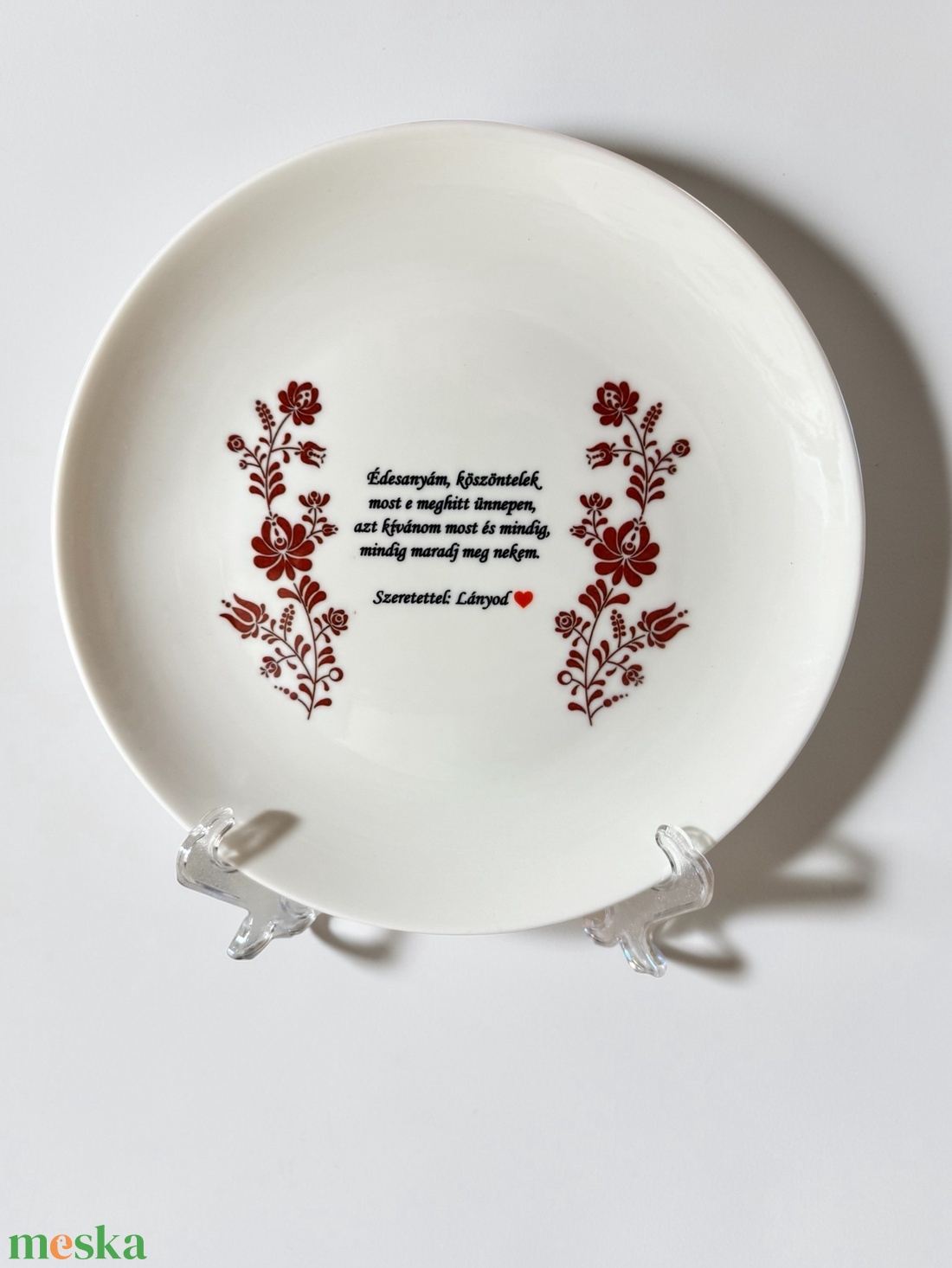 Any�k napi egyedi tányér - otthon & életmód - konyhafelszerelés, tálalás - tálalás - tányér & étkészlet - Meska.hu