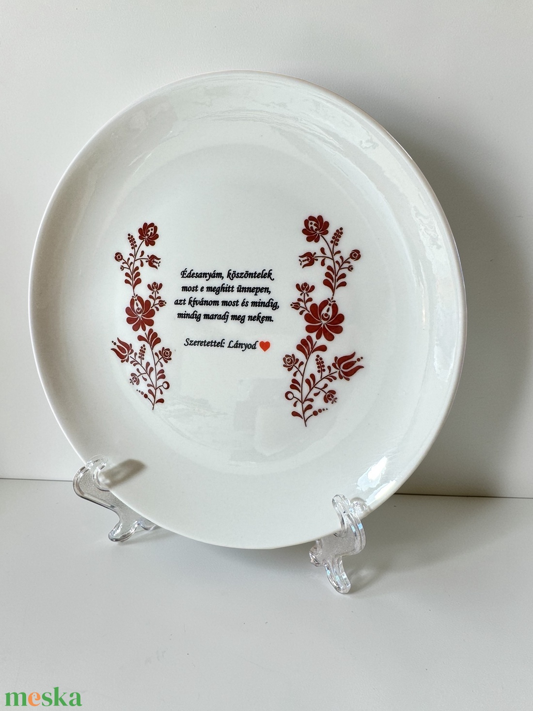 Any�k napi egyedi tányér - otthon & életmód - konyhafelszerelés, tálalás - tálalás - tányér & étkészlet - Meska.hu