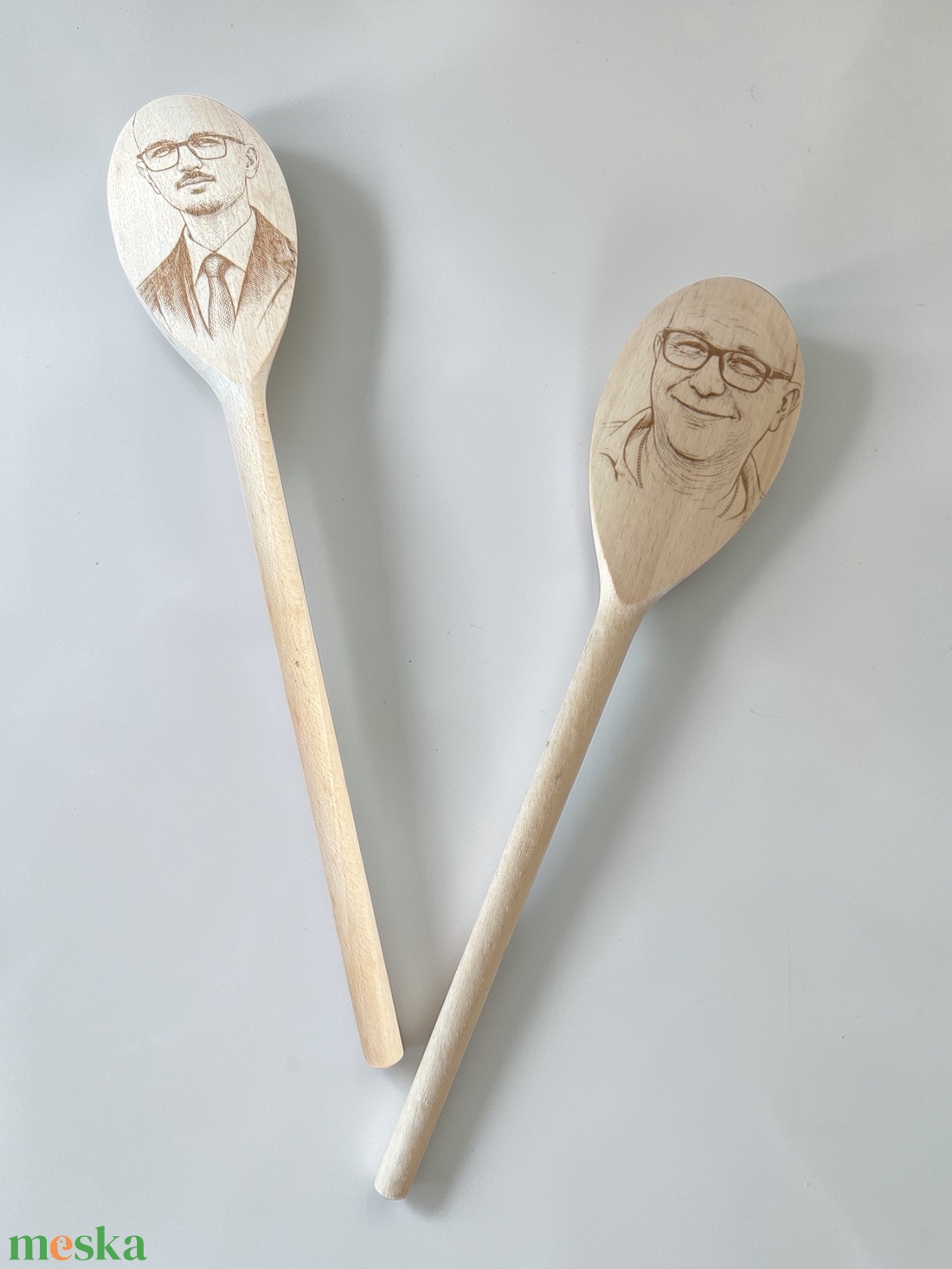 Egyedi fényképes fakanál - kopaszoknak kötelező darab! - otthon & életmód - konyhafelszerelés, tálalás - sütés, főzés - fakanál & fakanáltartó - Meska.hu