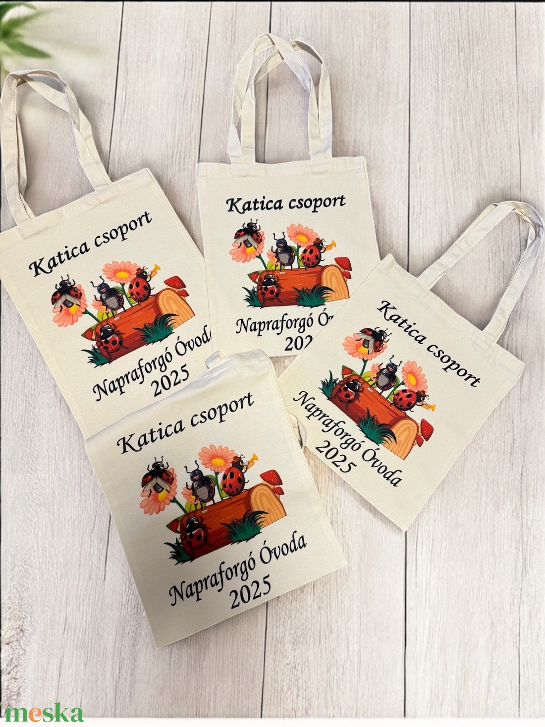 Ballagási kétoldalas vászontáska - nevekkel, jelekkel - táska & tok - bevásárlás & shopper táska - shopper, textiltáska, szatyor - Meska.hu