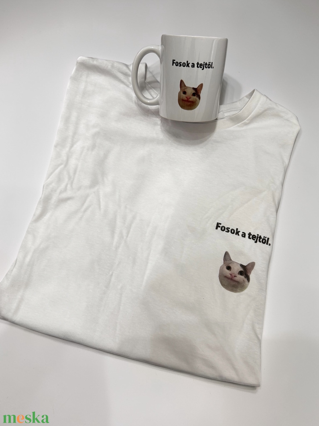 Fosok a tejtől póló - ruha & divat - női ruha - póló, felső - Meska.hu