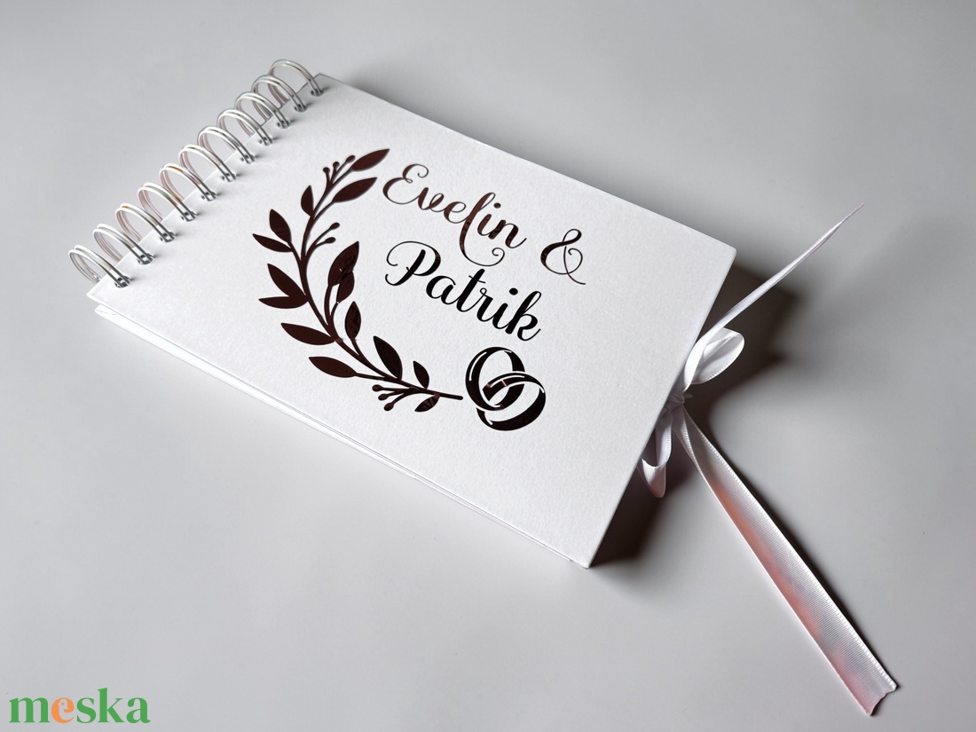 Esküvői vendégkönyv  - esküvő - emlék & ajándék - vendégkönyv - Meska.hu