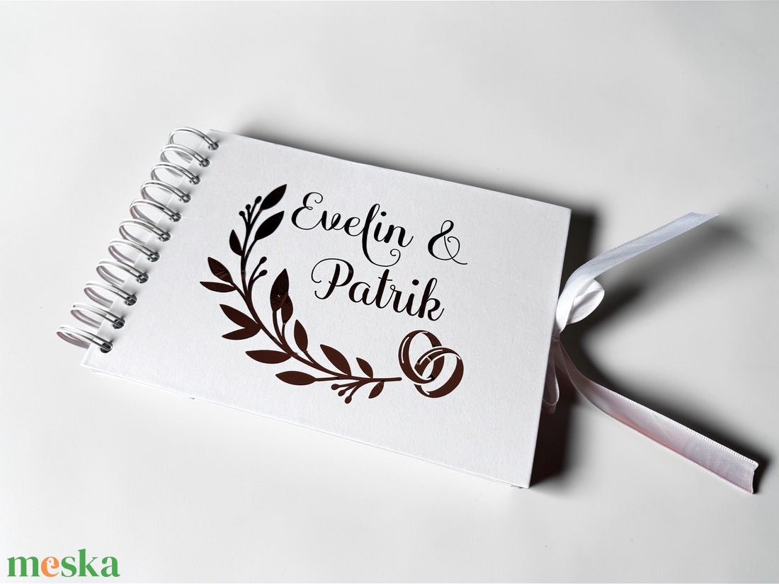 Esküvői vendégkönyv  - esküvő - emlék & ajándék - vendégkönyv - Meska.hu