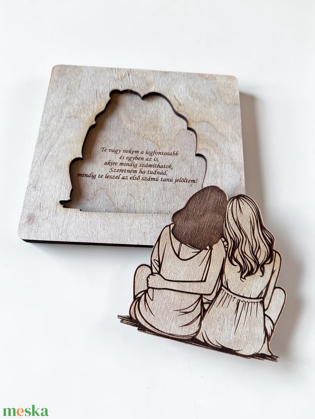 Tanú felkérő - egyedi gravírozással, grafikával - esküvő - meghívó & kártya - tanú felkérő - Meska.hu