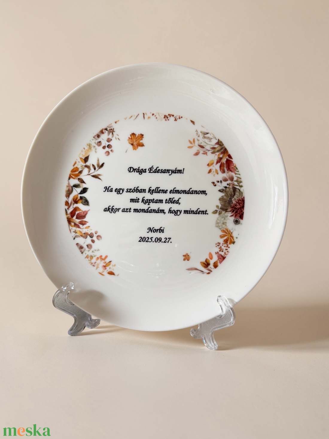 Szülőköszöntő tányér - esküvő - emlék & ajándék - szülőköszöntő ajándék - Meska.hu