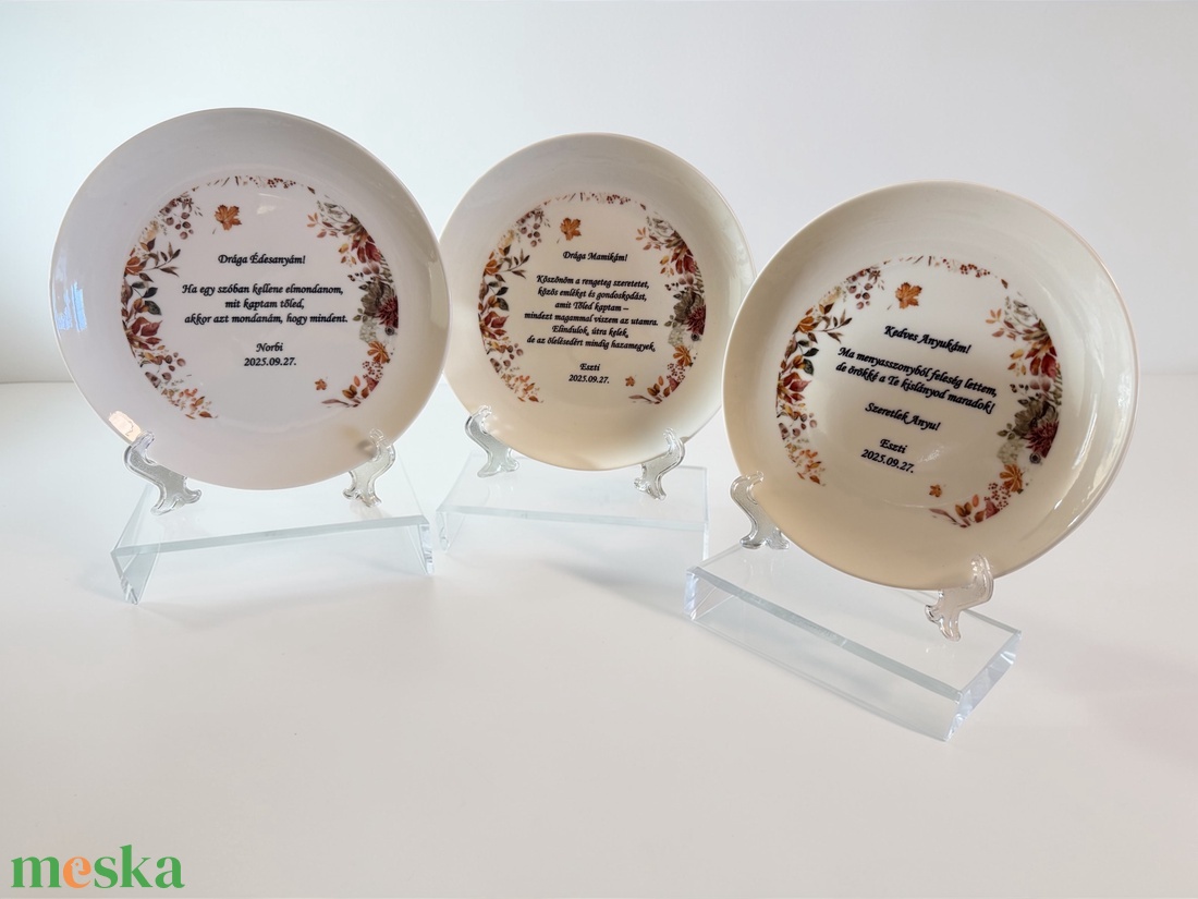 Szülőköszöntő tányér - esküvő - emlék & ajándék - szülőköszöntő ajándék - Meska.hu