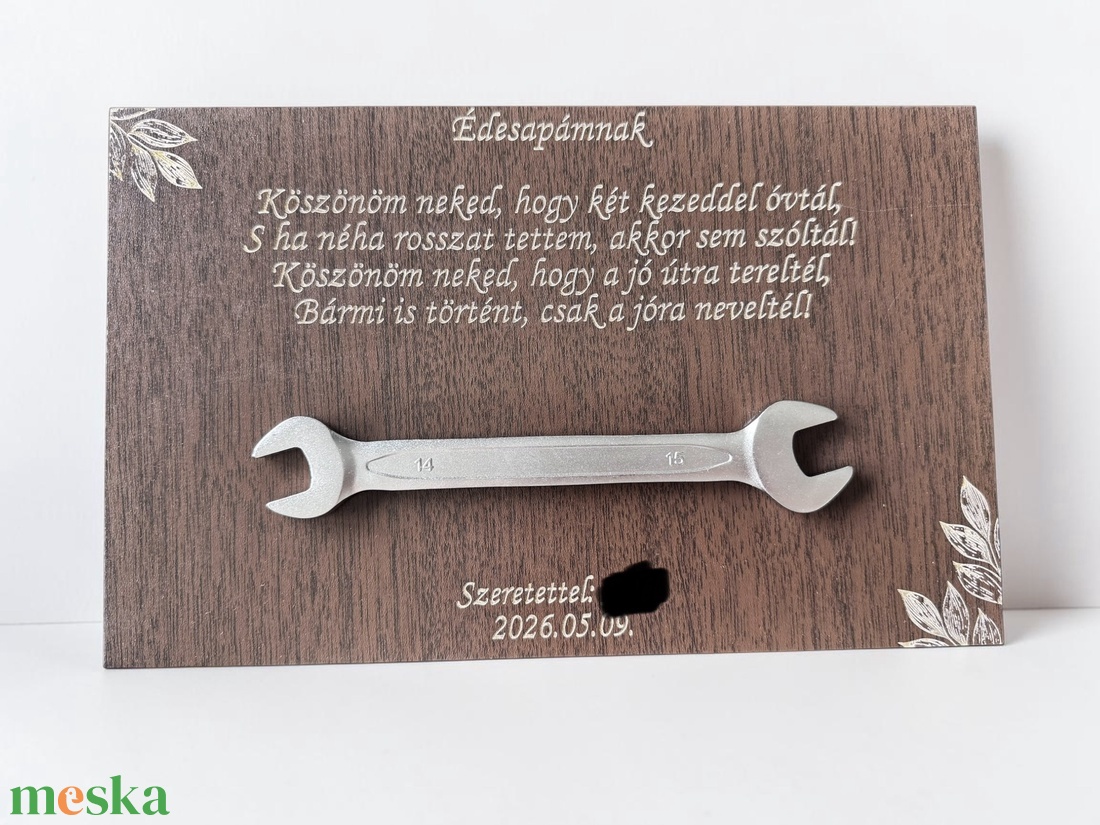 Szülőköszöntő villáskulcs ajándék - esküvő - emlék & ajándék - szülőköszöntő ajándék - Meska.hu