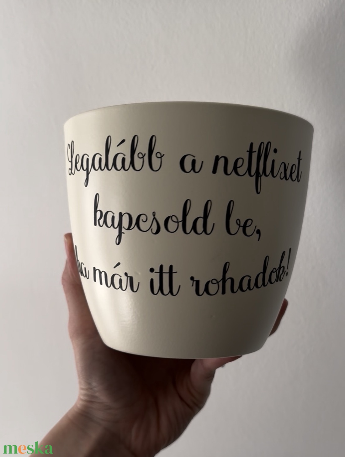 Vicces cserepek, kaspók - otthon & életmód - virágdekoráció - virágtartó - kaspó - Meska.hu