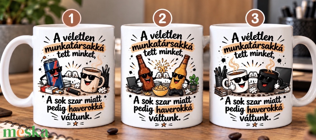 Kolléga bögre férfiaknak � vicces ajándék munkatársnak, barátnőnek - otthon & életmód - konyhafelszerelés, tálalás - tálalás - bögre & csésze - Meska.hu