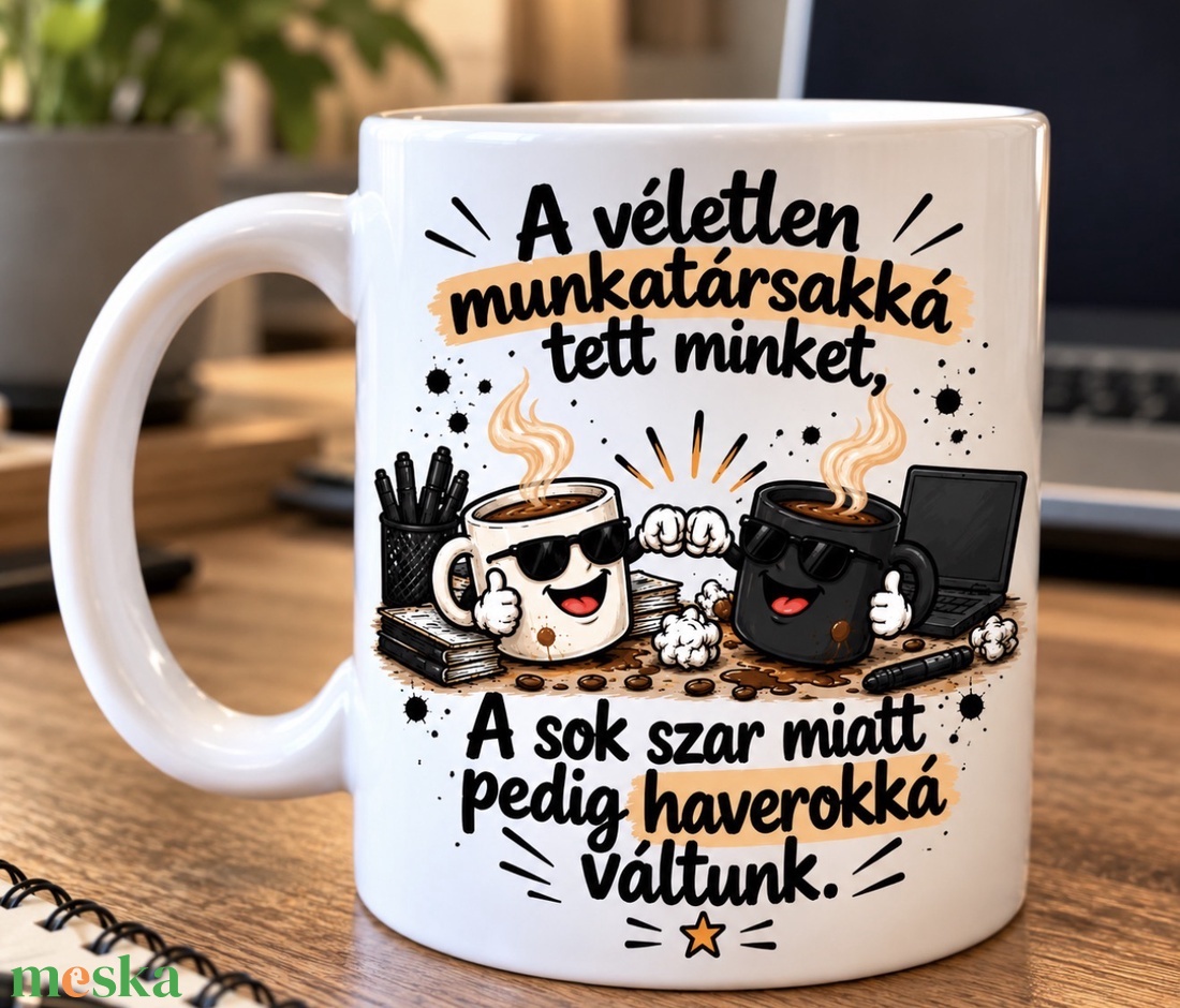 Kolléga bögre férfiaknak � vicces ajándék munkatársnak, barátnőnek - otthon & életmód - konyhafelszerelés, tálalás - tálalás - bögre & csésze - Meska.hu