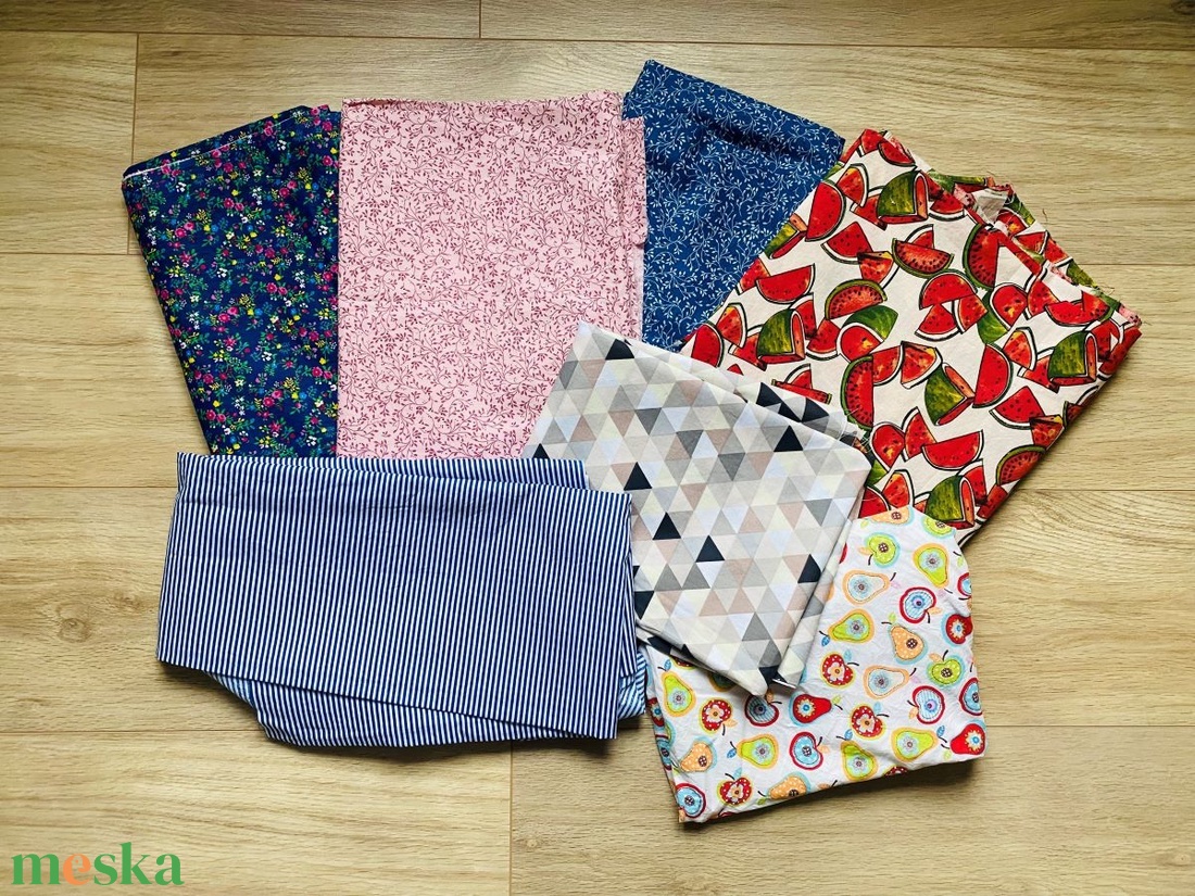 Mosható textil edényfedő szett - dinnyés - otthon & életmód - konyhafelszerelés, tálalás - konyhai textil - edényfogó & edényfedő - Meska.hu