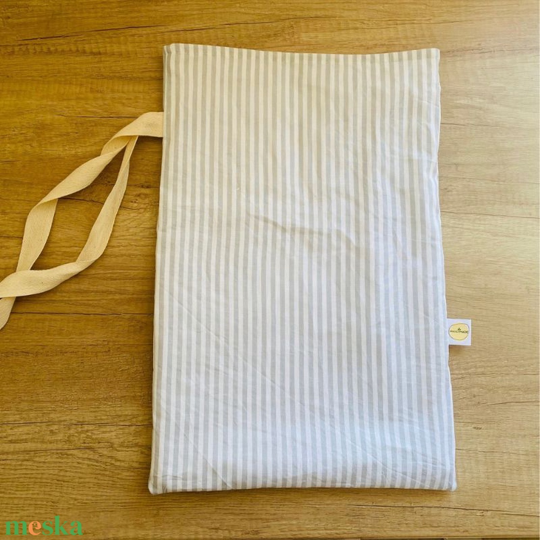 Frissentartó élelmiszerbiztos kenyeres zsák - csíkos - táska & tok - bevásárlás & shopper táska - kenyeres zsák - Meska.hu