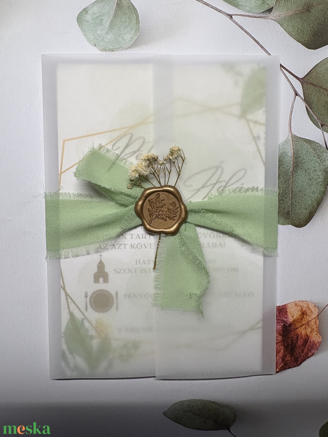 Esküvő meghívó - esküvő - meghívó & kártya - meghívó - Meska.hu