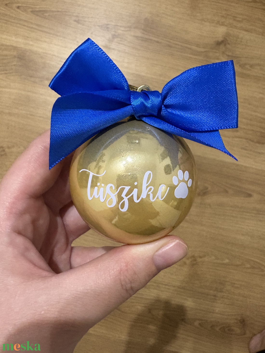 Névre szóló gömb - karácsony - karácsonyi lakásdekoráció - karácsonyfadíszek - Meska.hu