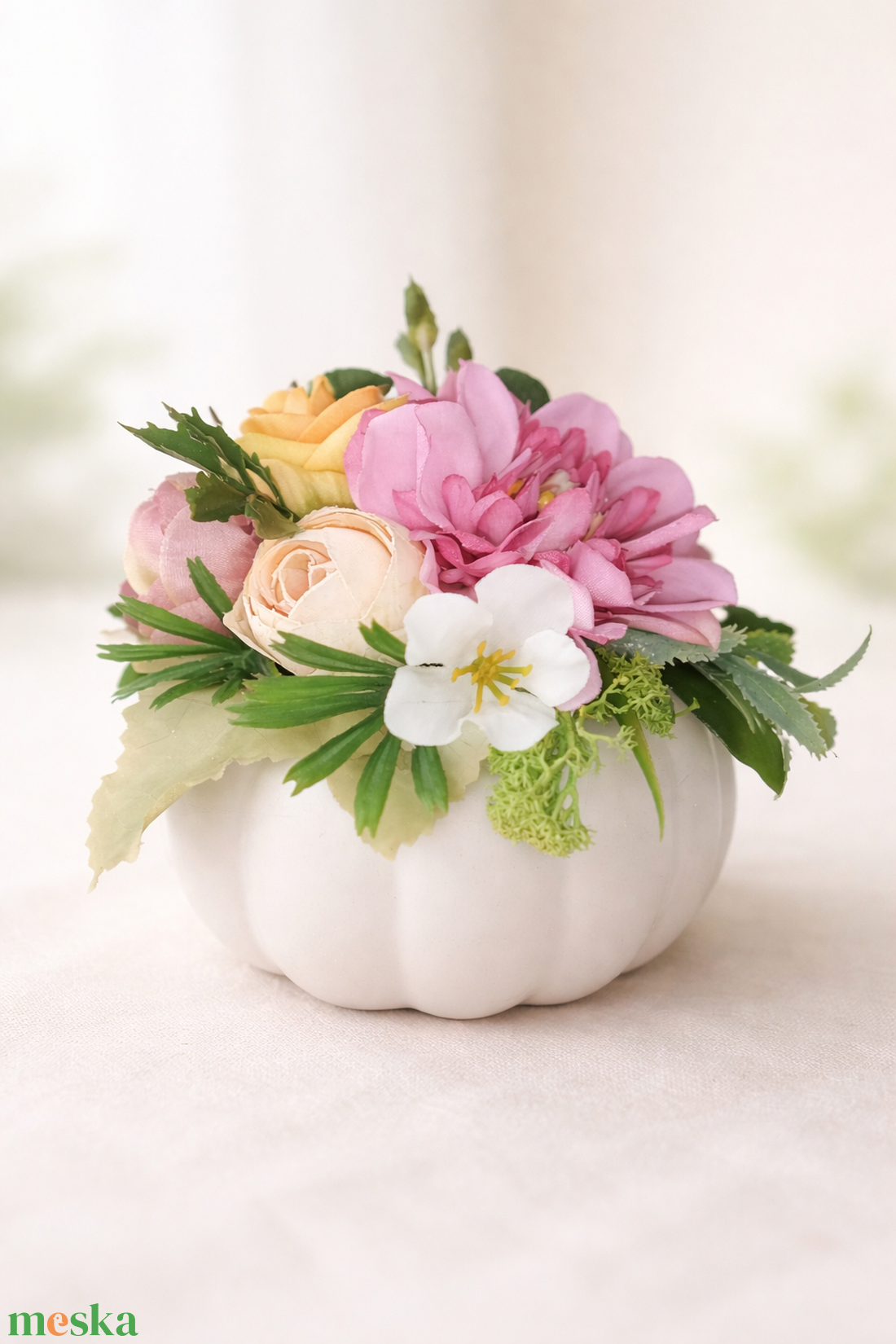 Virágos dekor - otthon & életmód - dekoráció - asztal és polc dekoráció - asztaldísz - Meska.hu