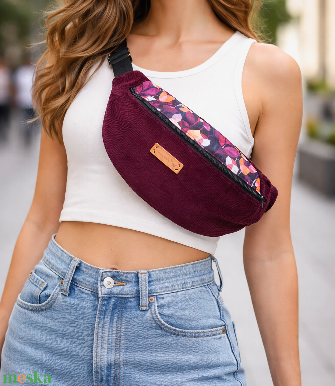 Női crossbody - táska & tok - övtáska - Meska.hu