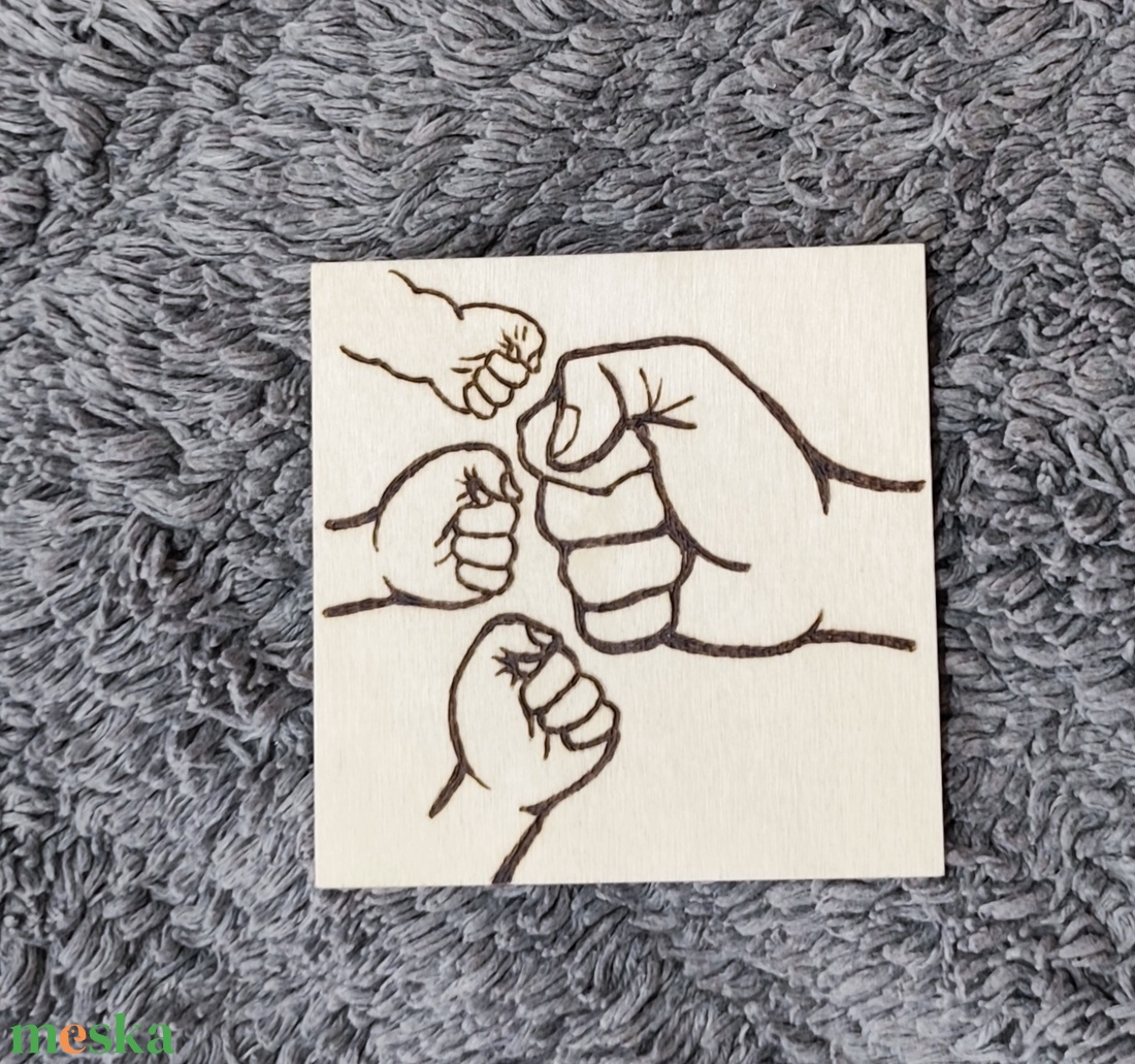 Családi kötelék - otthon & életmód - dekoráció - kép & falikép - fából készült kép - Meska.hu