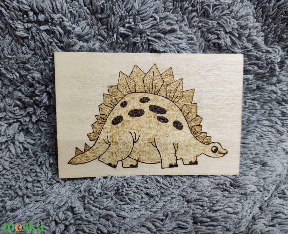 Dínós égetett képek - otthon & életmód - dekoráció - kép & falikép - fából készült kép - Meska.hu