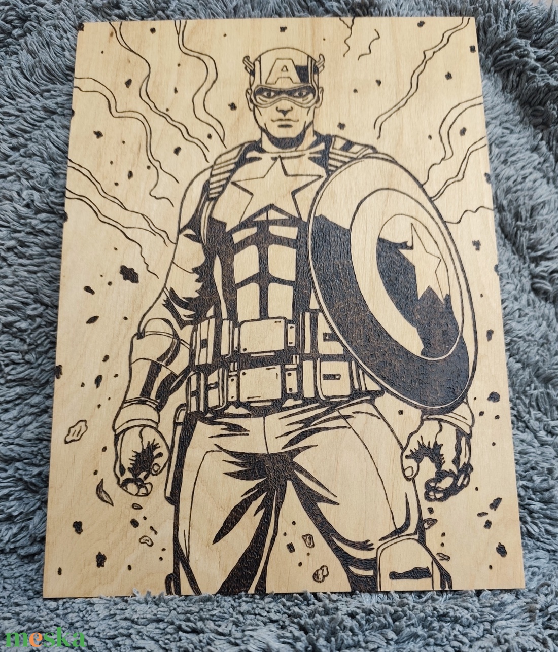 Marvel szereplők - otthon & életmód - dekoráció - kép & falikép - fából készült kép - Meska.hu