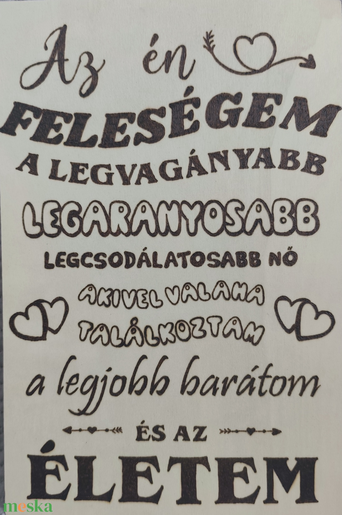 �getett kép Valentin napra - otthon & életmód - dekoráció - kép & falikép - fából készült kép - Meska.hu