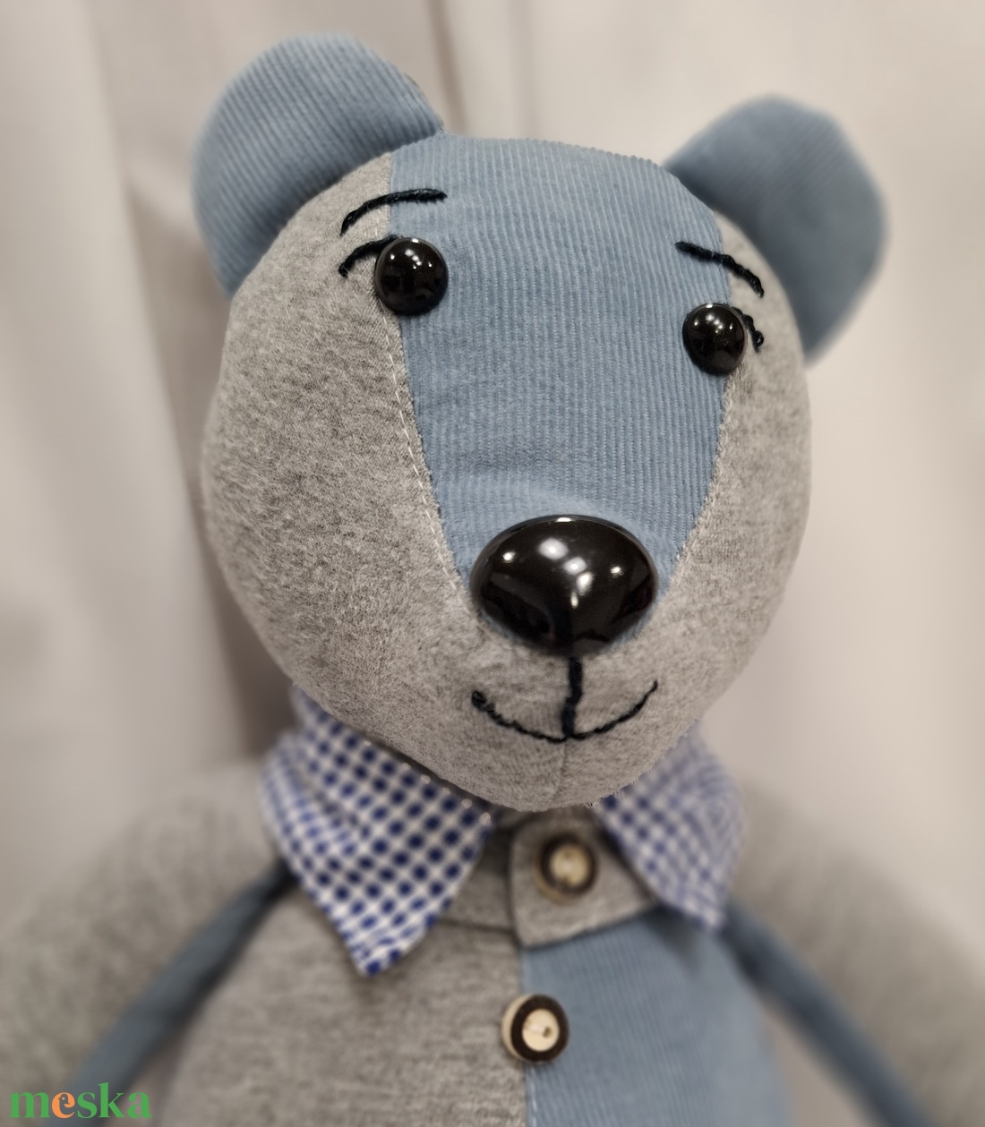 Emlékörző maci fiú/Maci Mirkó - játék & sport - plüssállat & játékfigura - maci - Meska.hu