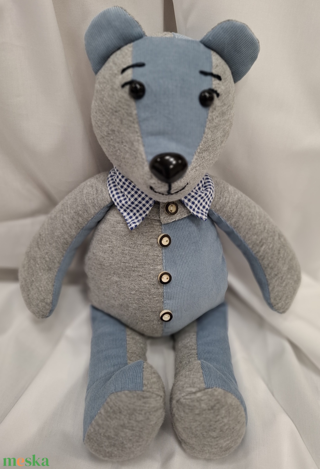 Emlékörző maci fiú/Maci Mirkó - játék & sport - plüssállat & játékfigura - maci - Meska.hu