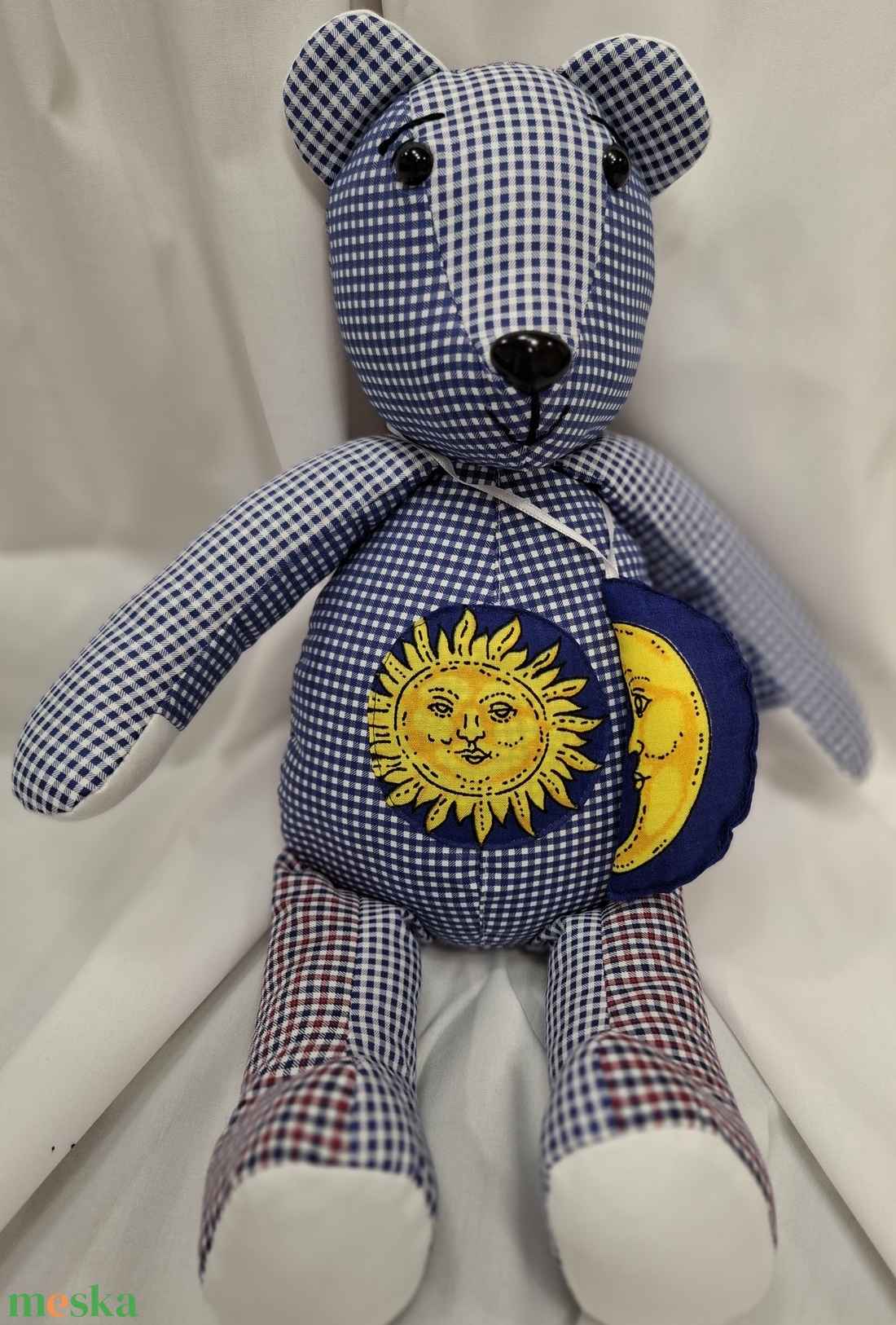 Emlékőrző maci fiú/Nap-Hold Maci - játék & sport - plüssállat & játékfigura - maci - Meska.hu