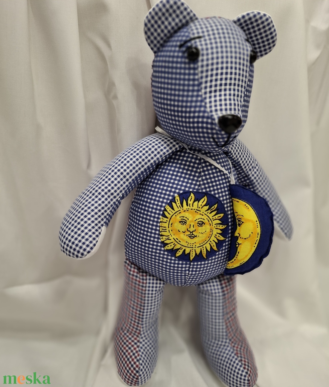 Emlékőrző maci fiú/Nap-Hold Maci - játék & sport - plüssállat & játékfigura - maci - Meska.hu