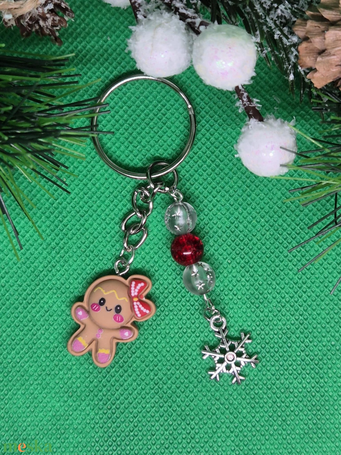 Lány mézis kulcstartó - táska & tok - kulcstartó & táskadísz - kulcstartó - Meska.hu