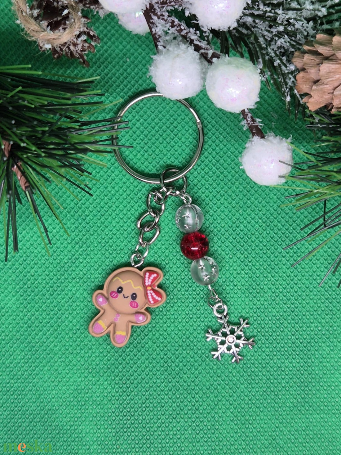 Lány mézis kulcstartó - táska & tok - kulcstartó & táskadísz - kulcstartó - Meska.hu