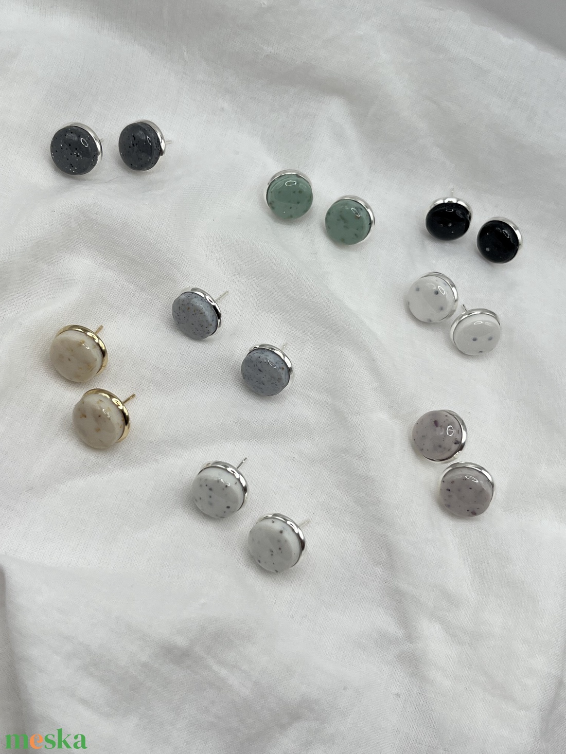 Pötty fülbevaló - ékszer - fülbevaló - pötty fülbevaló - Meska.hu