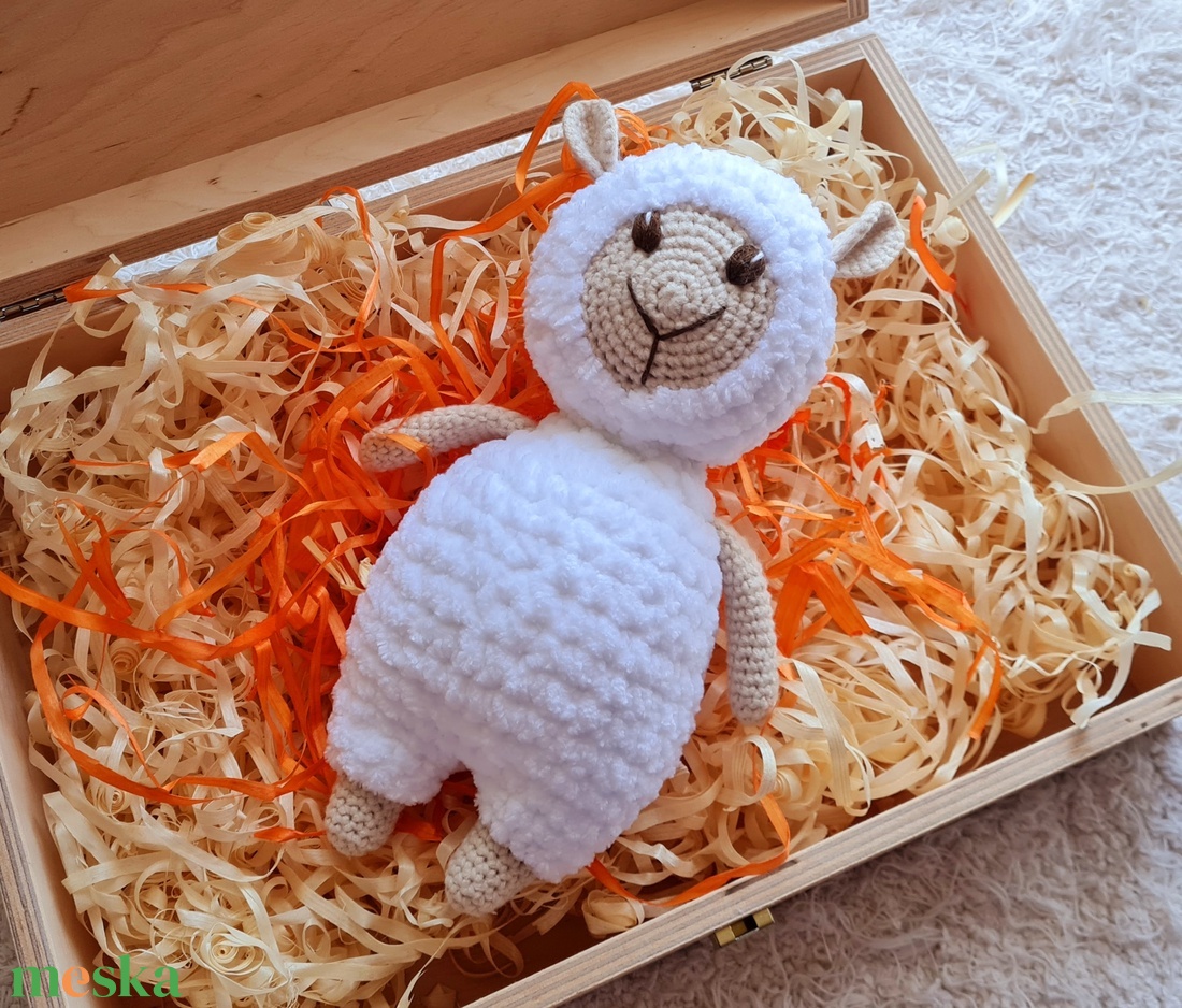 Húsvéti barika  - játék & sport - plüssállat & játékfigura - plüss bárány - Meska.hu