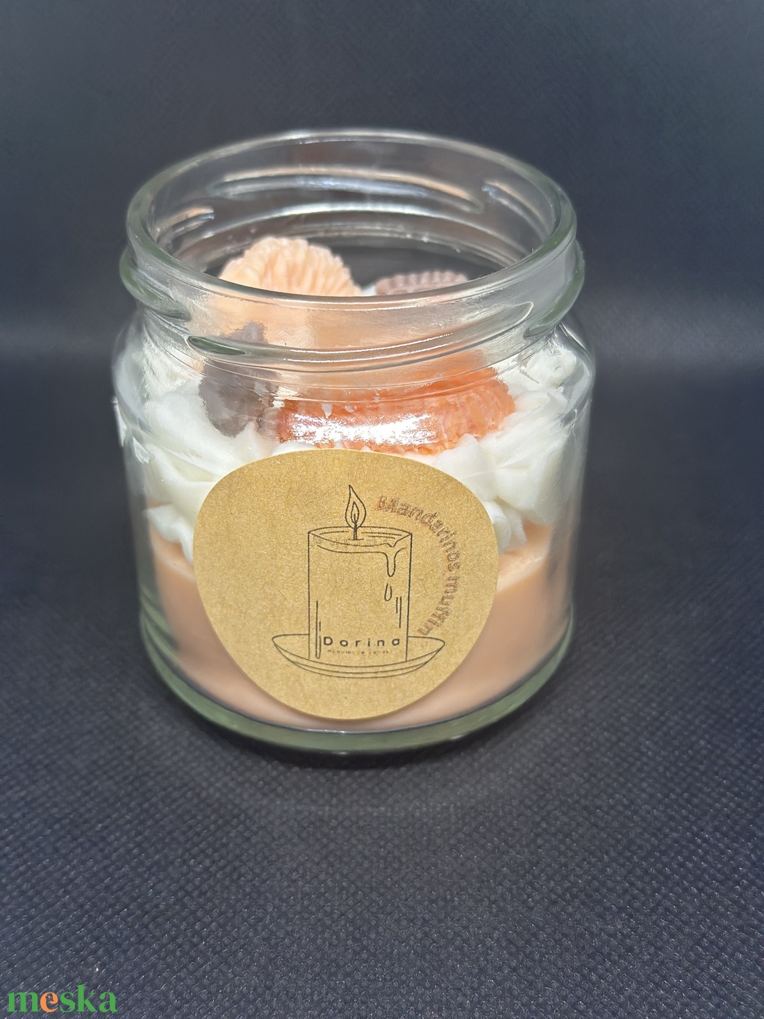 Mandarinos muffin - otthon & életmód - gyertya, illat, aroma - gyertya - Meska.hu
