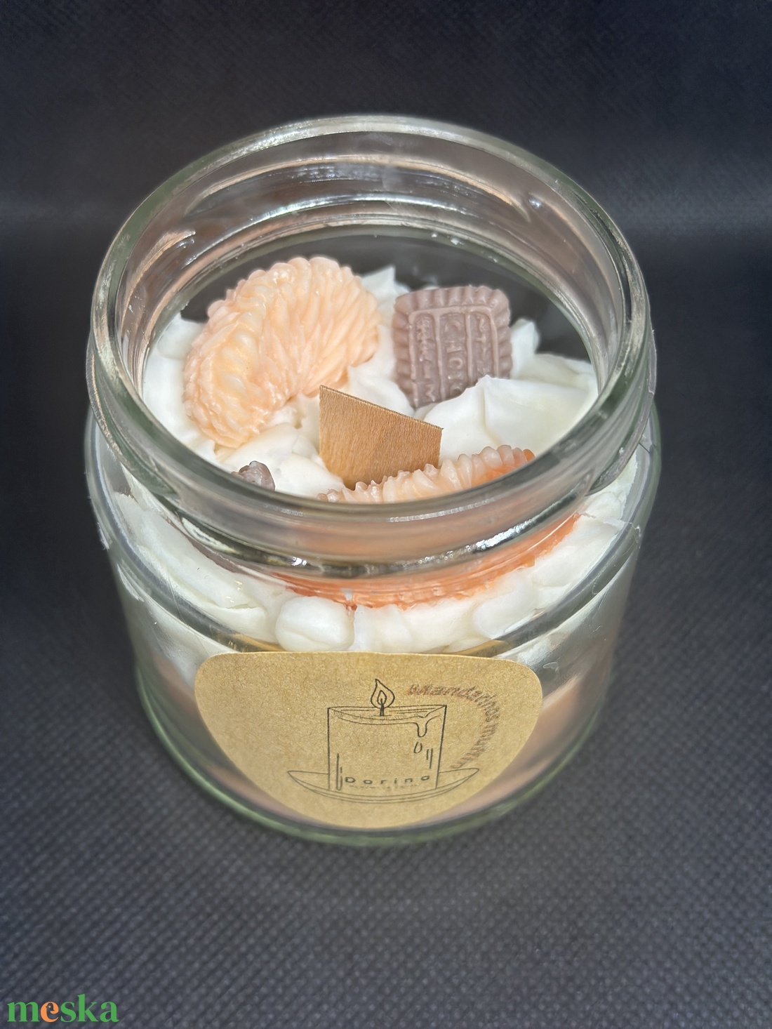 Mandarinos muffin - otthon & életmód - gyertya, illat, aroma - gyertya - Meska.hu