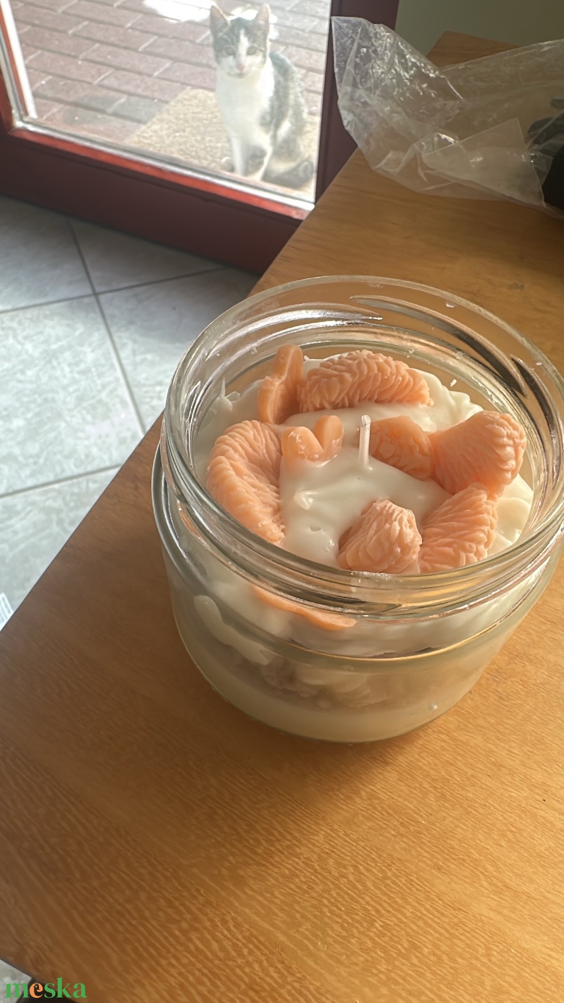 Mandarinos süti  - otthon & életmód - gyertya, illat, aroma - gyertya - Meska.hu