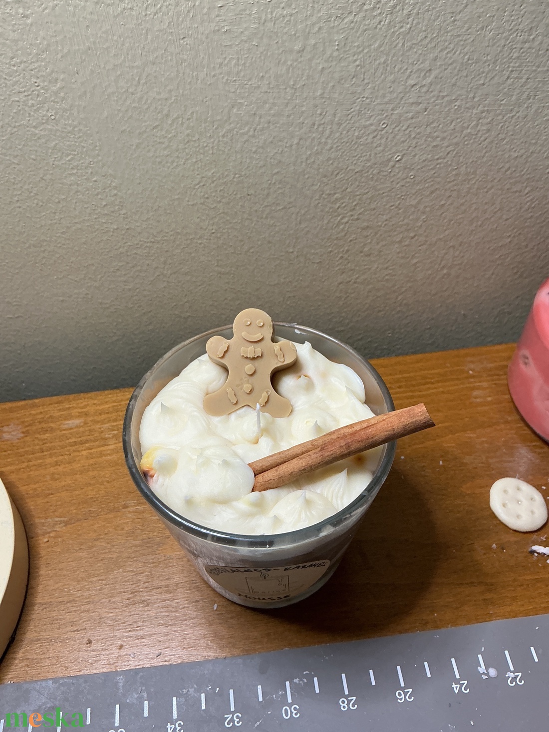 Mézeskalácsxkaramell mousse - otthon & életmód - gyertya, illat, aroma - gyertya - Meska.hu