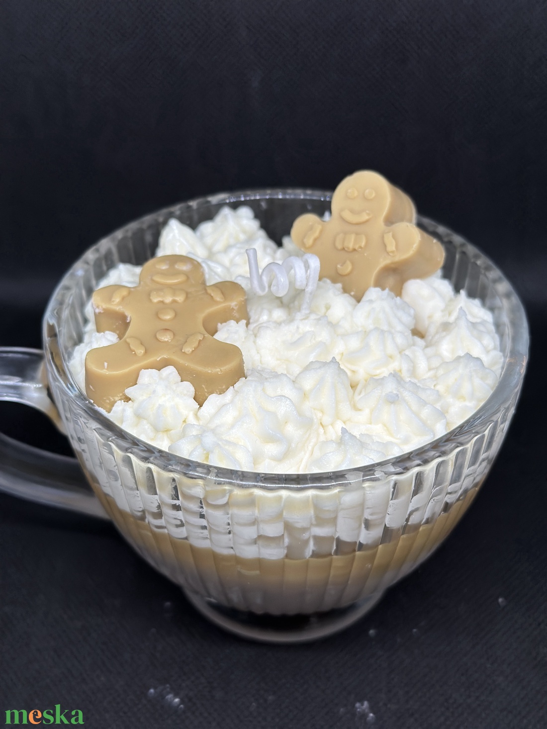 Mézeskalács és karamell - karácsony - karácsonyi lakásdekoráció - karácsonyi illatgyertya, mécses - Meska.hu