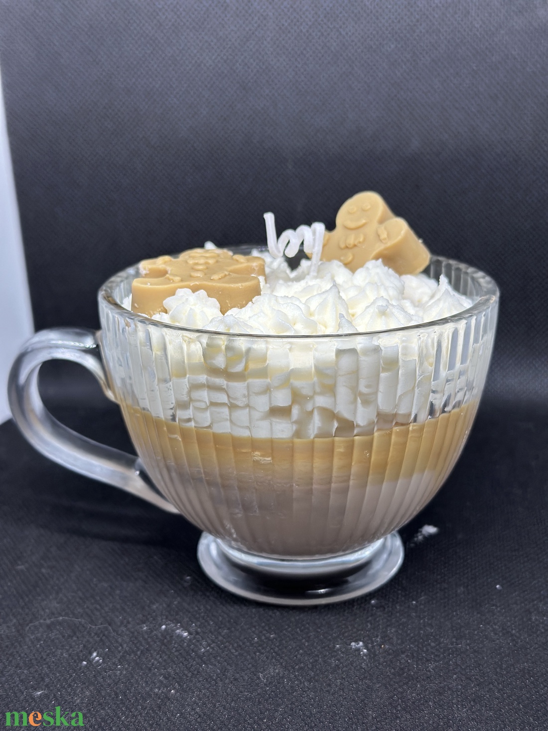 Mézeskalács és karamell - karácsony - karácsonyi lakásdekoráció - karácsonyi illatgyertya, mécses - Meska.hu