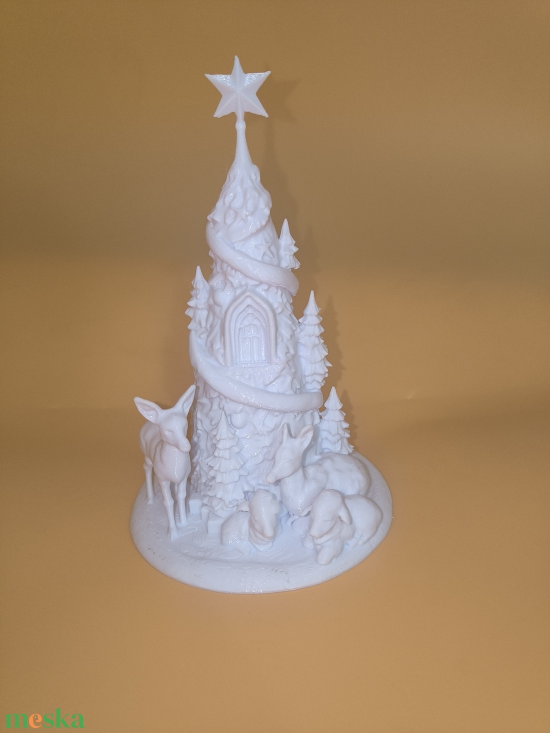 Karácsonyi falu - karácsony - adventi díszek - adventi asztaldísz - Meska.hu