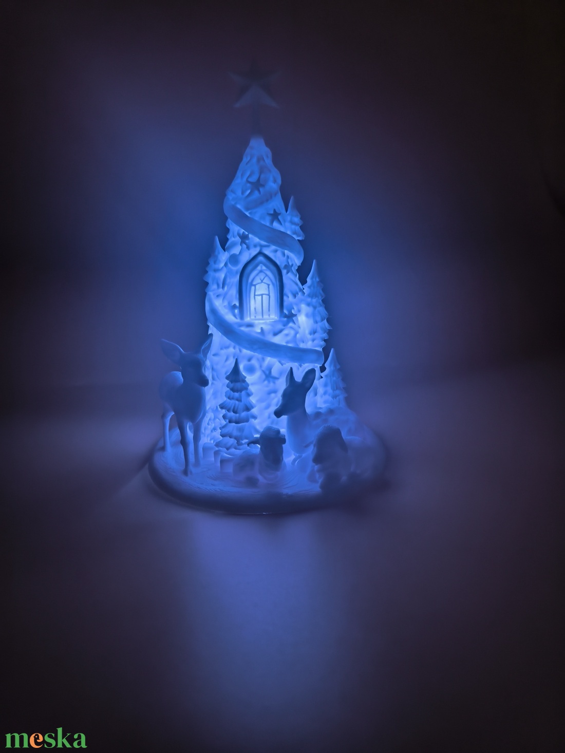 Karácsonyi falu - karácsony - adventi díszek - adventi asztaldísz - Meska.hu