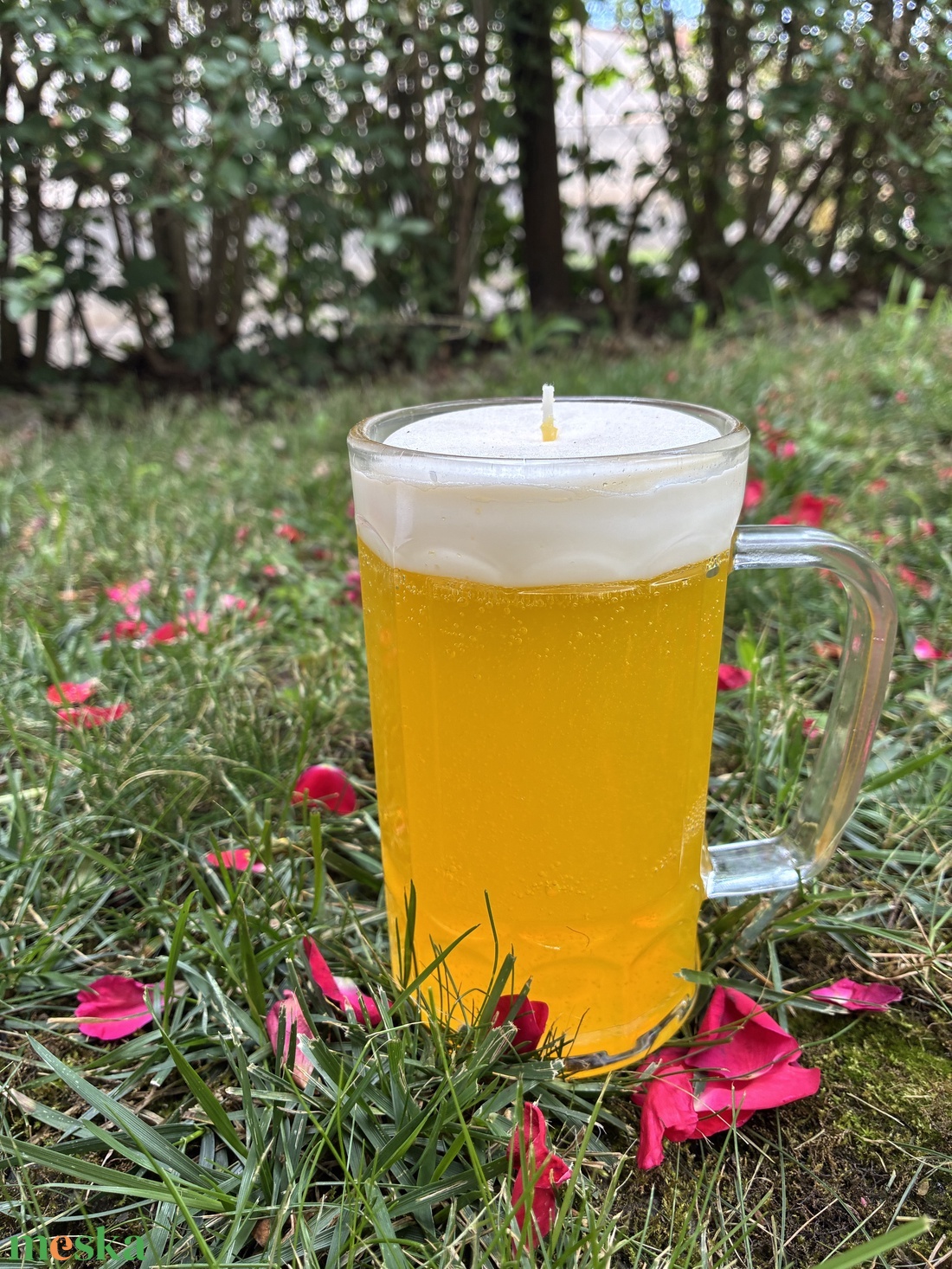 Sörgyertya - otthon & életmód - gyertya, illat, aroma - gyertya - Meska.hu