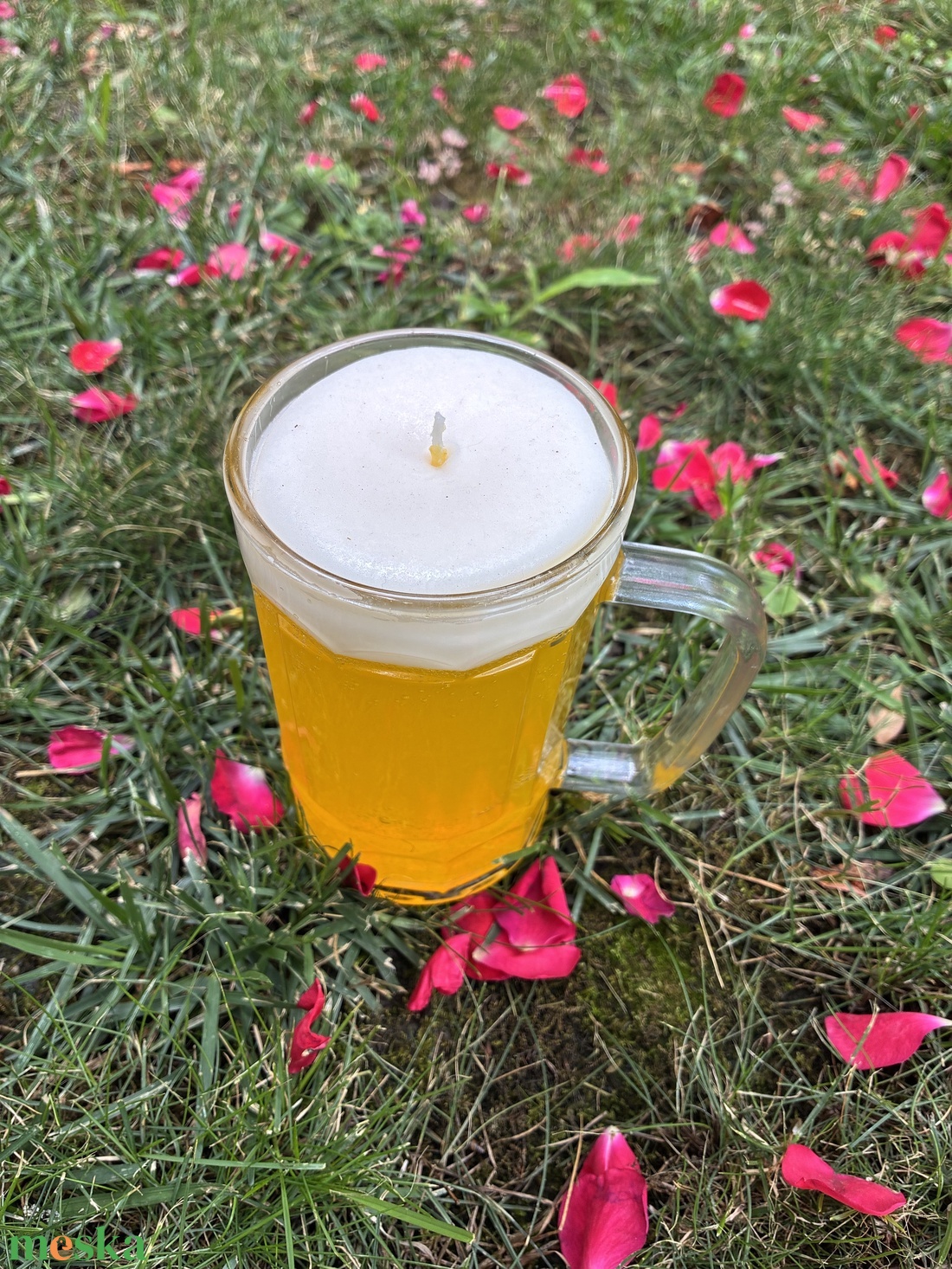 Sörgyertya - otthon & életmód - gyertya, illat, aroma - gyertya - Meska.hu