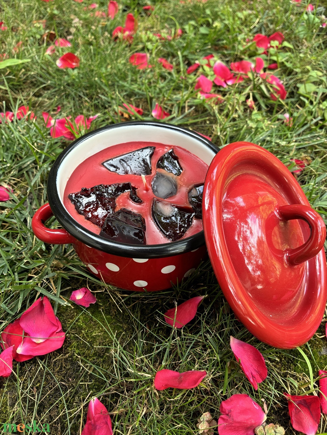Pörkölt gyertya - otthon & életmód - gyertya, illat, aroma - gyertya - Meska.hu