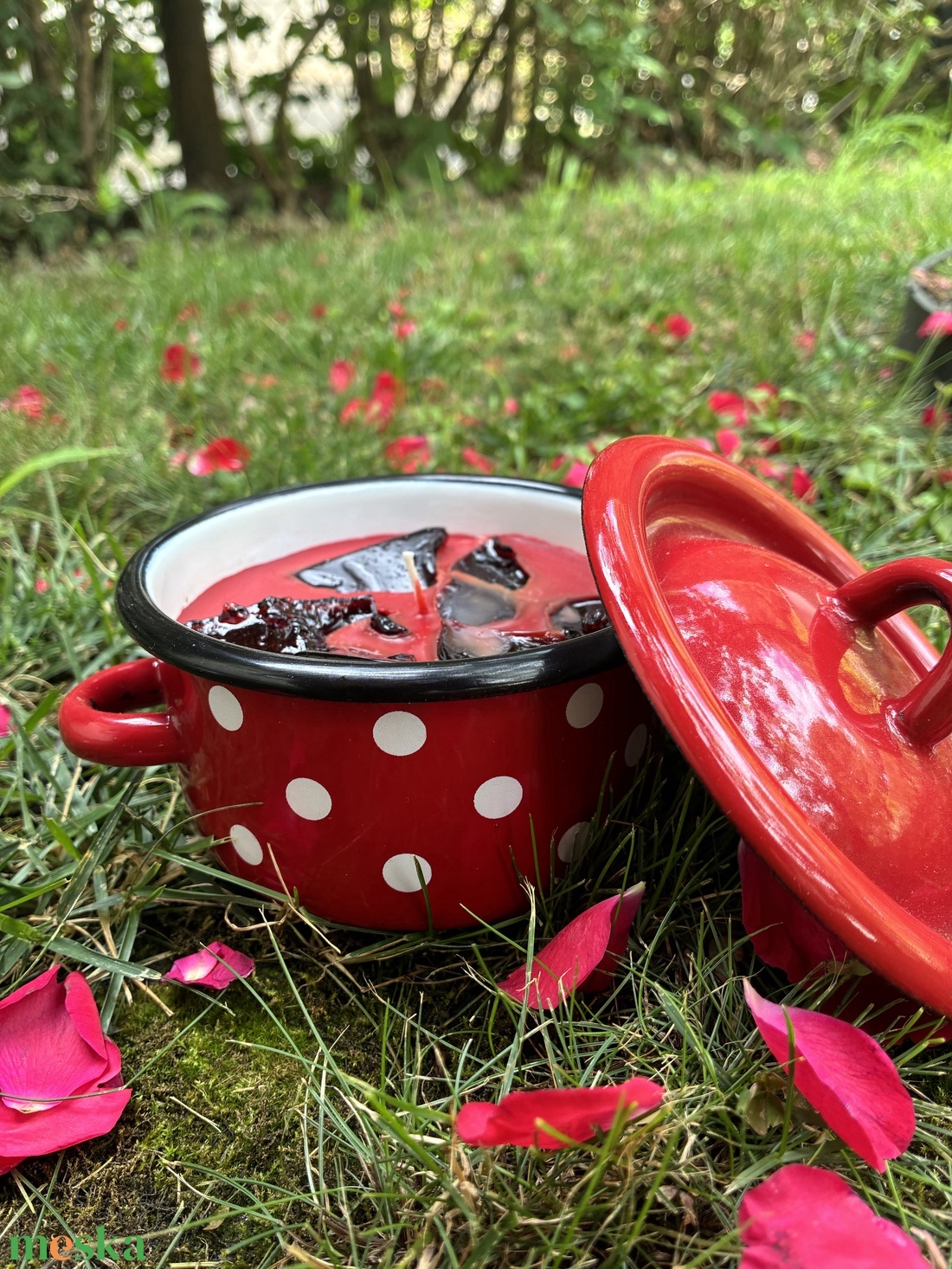 Pörkölt gyertya - otthon & életmód - gyertya, illat, aroma - gyertya - Meska.hu