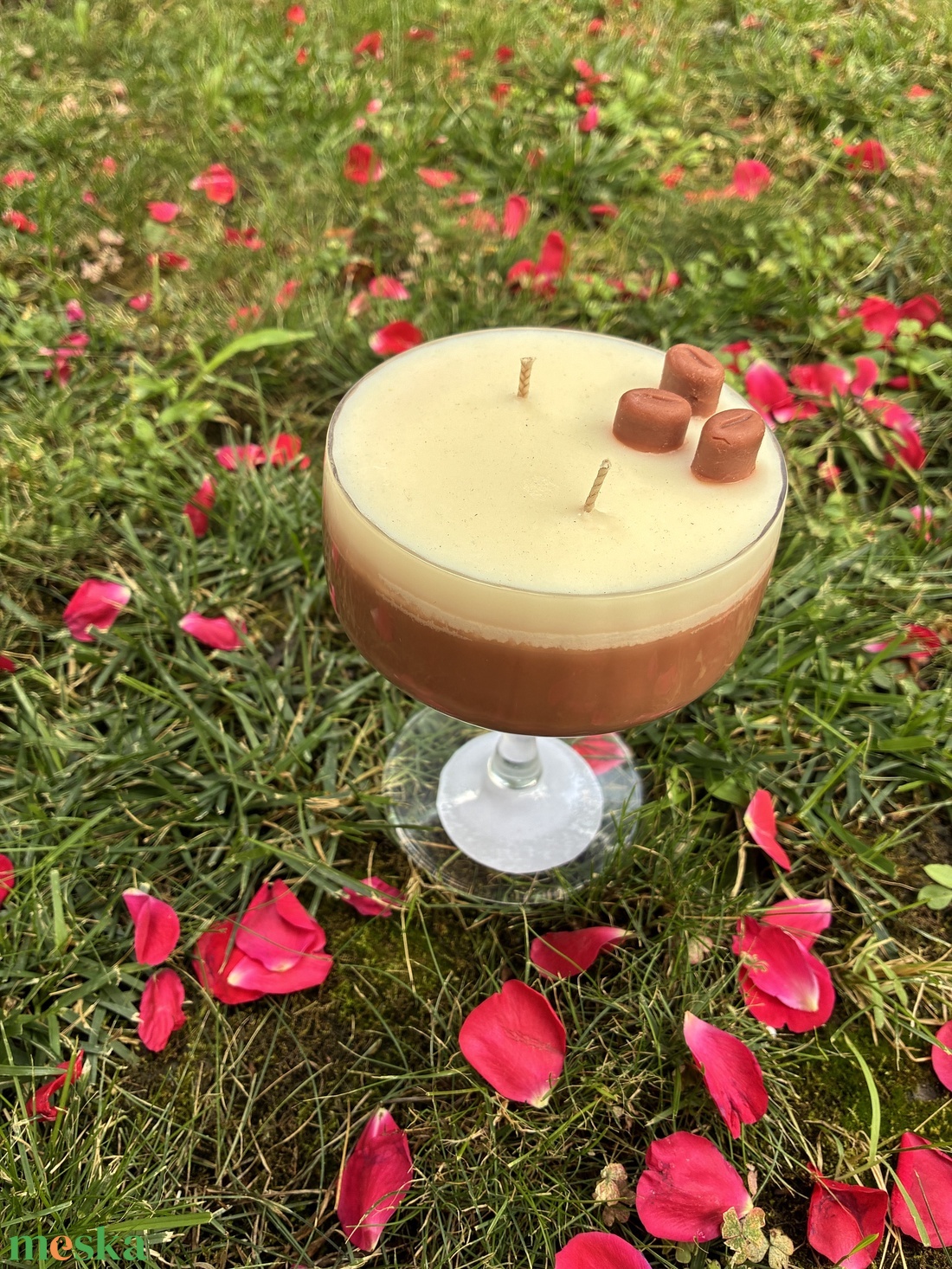 Espresso Martini gyertya - otthon & életmód - gyertya, illat, aroma - gyertya - Meska.hu