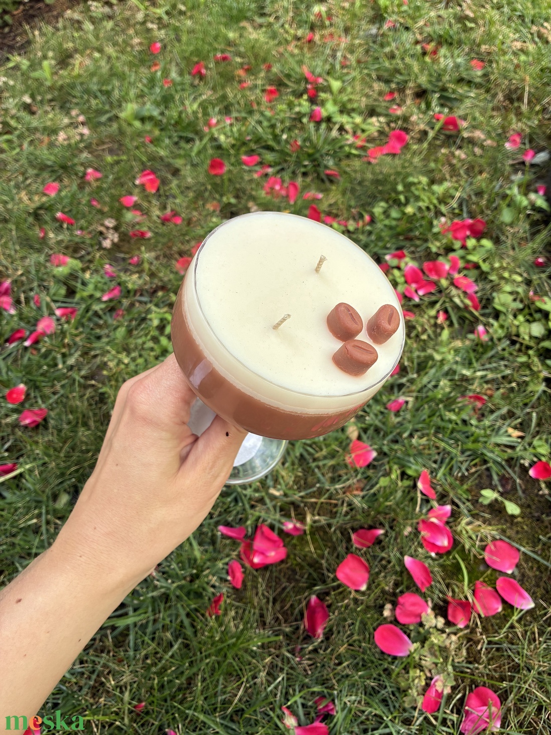 Espresso Martini gyertya - otthon & életmód - gyertya, illat, aroma - gyertya - Meska.hu